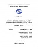 PROYECTO DE FACTIBILIDAD PARA LA CRIANZA Y PRODUCCIÓN DE CODORNICES (HUEVOS Y CARNE)