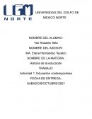 Educacion contemporanea teoricos y su ideal educativo