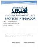 PROYECTO INTEGRADOR FUNDAMENTOS DE MATEMATICAS