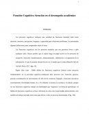 Función Cognitiva Atención en el desempeño académico