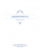 LABORATORIO # 5 Matemática Financiera