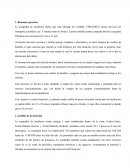 La compañía de autobuses metro