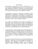 El aprendizaje