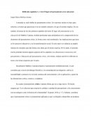 Reflexión capítulos 1 y 2 de El lugar del pensamiento en la educación