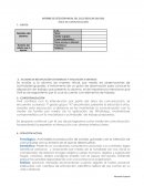 INFORME DE DETECCIÓN INICIAL DEL CICLO ESCOLAR 2021-2022