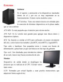Partes externas de una computadora