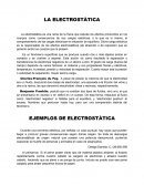 LA ELECTROSTÀTICA