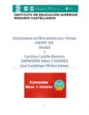 EXPRESIÓN ORAL Y ESCRITA . COMUNICACIÓN