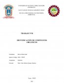 Identificación de compuestos organicos