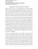 Resumen del texto “Lección de escritura” de Levi-Strauss