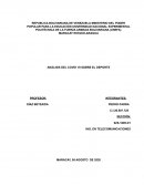 ANÁLISIS DEL COVID 19 SOBRE EL DEPORTE
