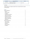 Trabajo: Realizar una investigación exhaustiva sobre un campo de detección y elaborar un trabajo analítico