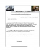 TRANSPORTES AGUILA S.A DE C.V