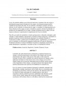 Informe electromagnetismo. La ley de coulomb