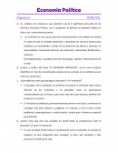 Economía Política "El Pescador Satisfecho"