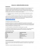 CORRECCIÓN QUÍMICA DEL AGUA