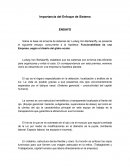 Importancia del enfoque de sistema