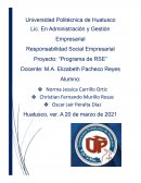Proyecto: “Programa de RSE”