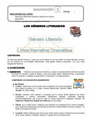 LOS GÉNEROS LITERARIOS