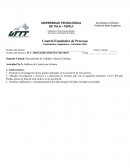 Actividad No 5: Gráficos de Control por Atributo