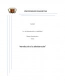 Grupo “Introducción a la administración”