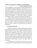 ANÁLISIS Y DEFINICIONES DEL FENOMENO DE LA GLOBALIZACIÓN