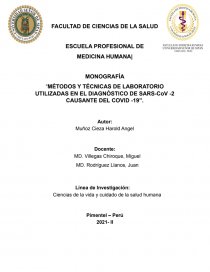 MÉTODOS Y TÉCNICAS DE LABORATORIO UTILIZADAS EN EL DIAGNÓSTICO DE SARS-CoV -2 CAUSANTE DEL COVID -19. Página 1