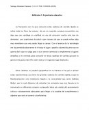 Reflexión 2: Experiencia educativa