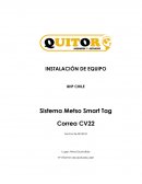 INSTALACIÓN DE EQUIPO BHP CHILE