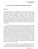 De las estrategias de aprendizaje al desempeño estratégico