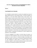 La edad de los consumidores de tabaco