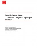 Actividad asincrónica: “Fracaso Proyecto Agrosuper Freirina”
