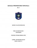 TAREA DE REDACCION CUESTIONARIO