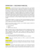 DERECHO I : SEGUNDO PARCIAL