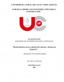 Reseña histórica de la evolución del vehículo y sistemas de trasportes