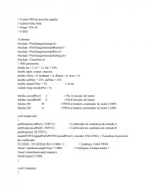 Codigo PID De posicion. Página 1