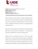 Ensayo sobre la identificacion de los costos de produccion en la toma de decisiones