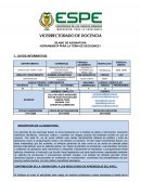 VICERRECTORADO DE DOCENCIA SÍLABO DE ASIGNATURA HERRAMIENTA PARA LA TOMA DE DECISONES I