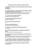 Preguntas de examen de primero y segundo de Samuel