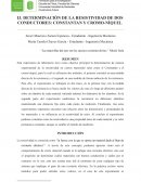 DETERMINACIÓN DE LA RESISTIVIDAD DE DOS CONDUCTORES: CONSTANTAN Y CROMO-NÍQUEL