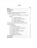 Definición y origen de la teoría o escuela de sistemas