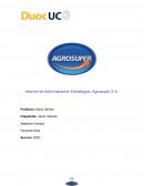 Informe de Administración Estratégica: Agrosuper S.A.
