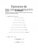 Ejercicios de técnicas de conteo