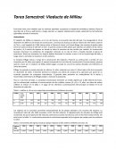 Tarea Semestral: Viaducto de Millau