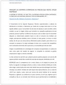 PRÁCTICA 3. DIRECCIÓN COMERCIAL. TEMA: “PRECIOS”