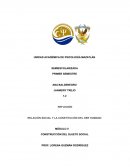 RELACIÓN SOCIAL Y LA CONSTITUCIÓN DEL SER HUMANO