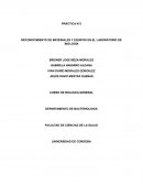 RECONOCIMIENTO DE MATERIALES Y EQUIPOS EN EL LABORATORIO DE BIOLOGÍA