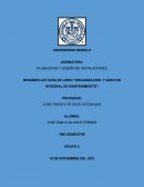 RESUMEN LECTURA DE LIBRO "ORGANIZACIÓN Y GESTION INTEGRAL DE MANTENIMIENTO"