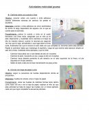 Actividades motricidad gruesa