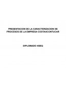 PRESENTACION DE LA CARACTERIZACION DE PROCESOS DE LA EMPRESA COOTAXCONTUCAR